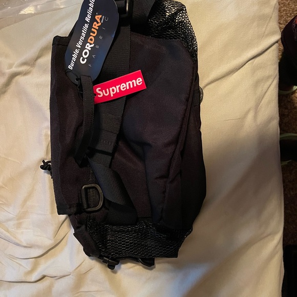 Supreme SS20 Waist Bag Crossbody Messenger Black (Supreme Style) Unisex - Picture 5 of 5